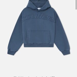 Blue Hoodie Sweatshirt